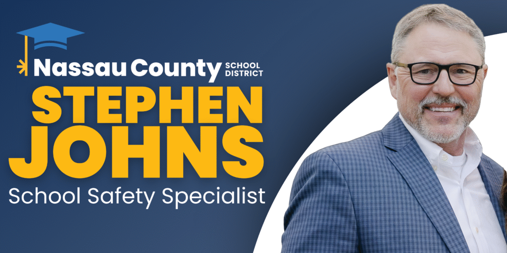 Stephen Johns has been named school safety specialist for the Nassau County School District. Photo courtesy Nassau County School District