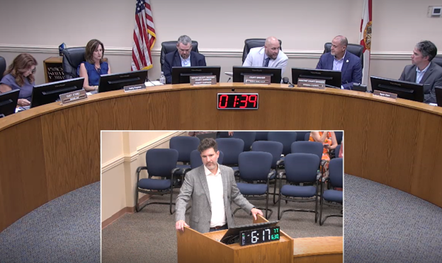 During the June 29 meeting of the Nassau County Board of County Commissioners, the Nassau County Fact-Finding Committee presented the initial draft of the Data Center Definitions. Photo courtesy Nassau County Board of County Commissioners